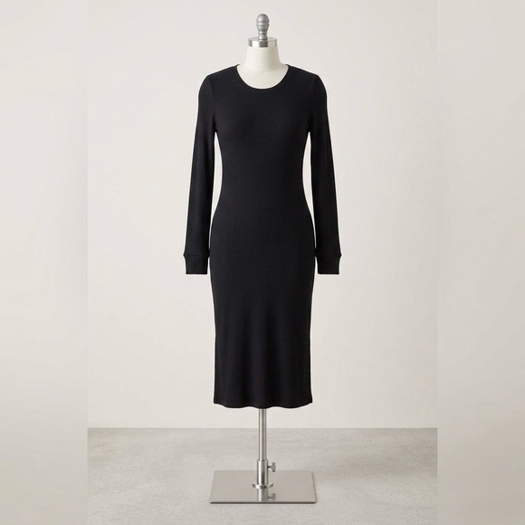 Smash + Tess Other - Smash + Tess Black Waffle Dream Long Sleeve Night Shirt Size Medium